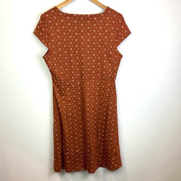 Toad&Co Rust coloured Dress size L - Picture 3 of 7